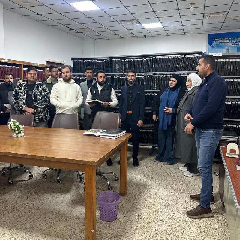 Visit of the College of Arts – Department of History to the Central Library at Tikrit University