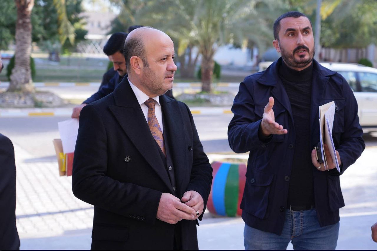 Inspection Visit of the President of Tikrit University to the General Secretariat of the Central Library